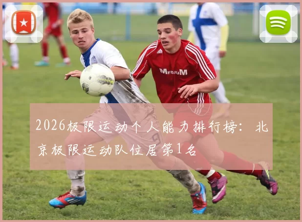 2026极限运动个人能力排行榜：北京极限运动队位居第1名